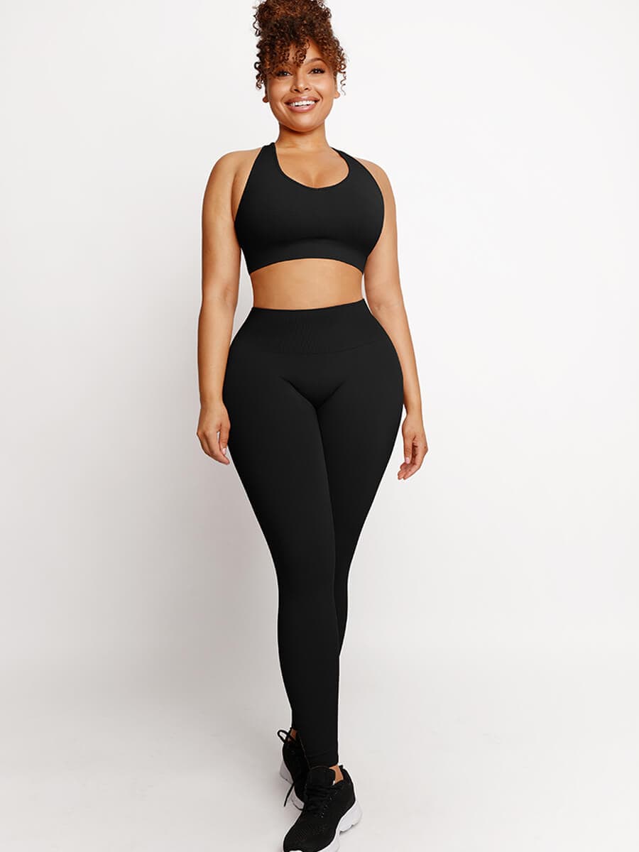CurvedByOshunÂŽ đżEco-friendly Sexy Seamless Sportswear Butt Lifting Tummy Control