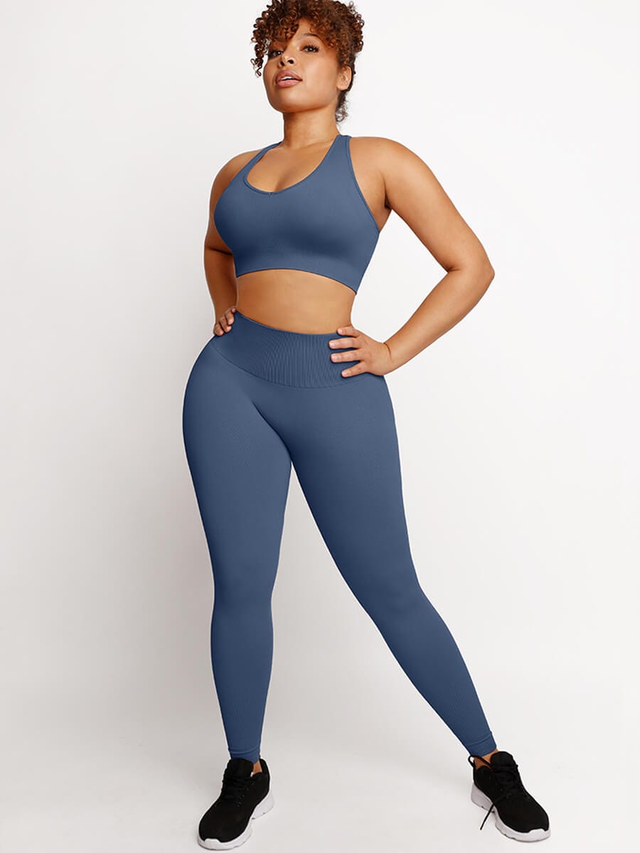 CurvedByOshunÂŽ đżEco-friendly Sexy Seamless Sportswear Butt Lifting Tummy Control