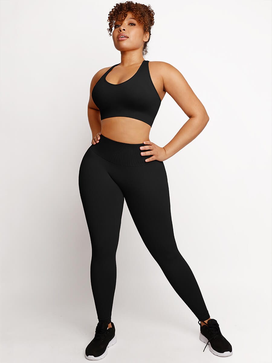 CurvedByOshunÂŽ đżEco-friendly Sexy Seamless Sportswear Butt Lifting Tummy Control