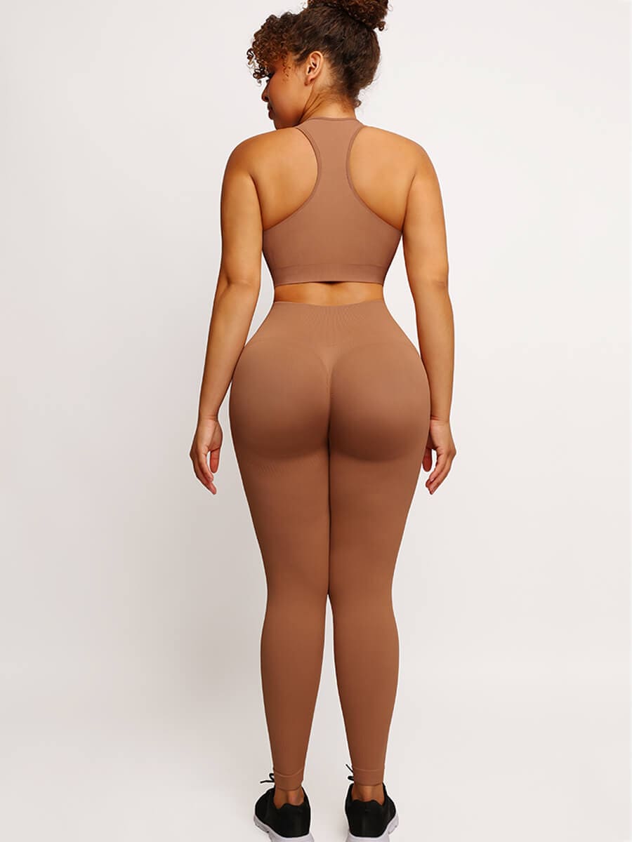 CurvedByOshunÂŽ đżEco-friendly Sexy Seamless Sportswear Butt Lifting Tummy Control