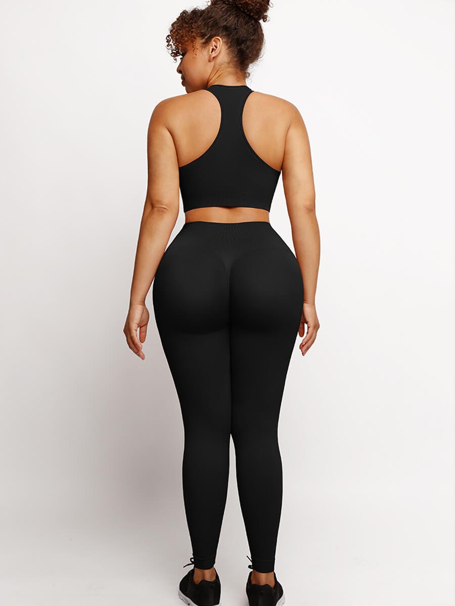 CurvedByOshunÂŽ đżEco-friendly Sexy Seamless Sportswear Butt Lifting Tummy Control