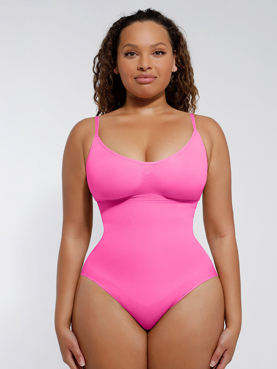 CurvedByOshun® Seamless Sculpt Tighten The Abdomen One-piece Shapewear Briefs