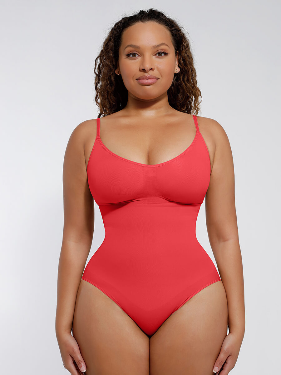 CurvedByOshun® Seamless Sculpt Tighten The Abdomen One-piece Shapewear Briefs
