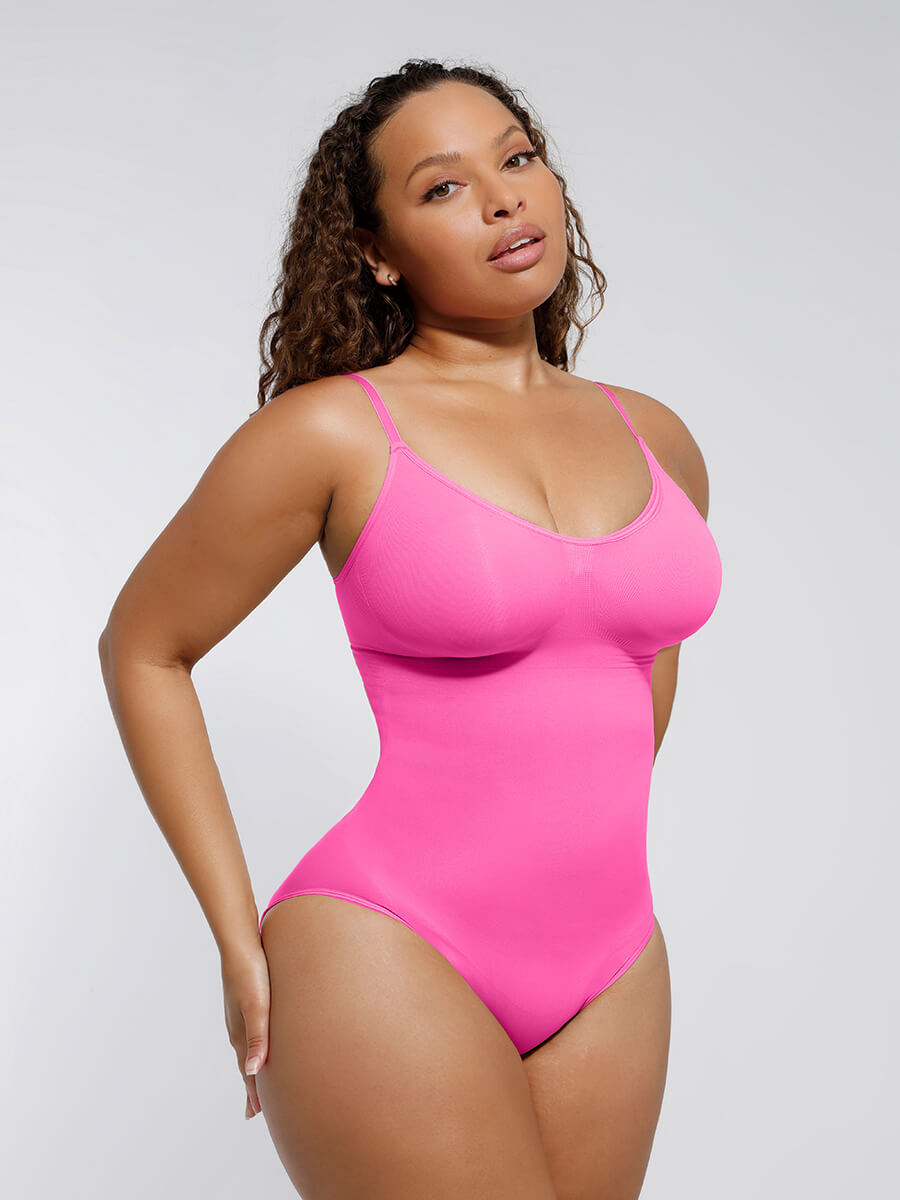 CurvedByOshun® Seamless Sculpt Tighten The Abdomen One-piece Shapewear Briefs