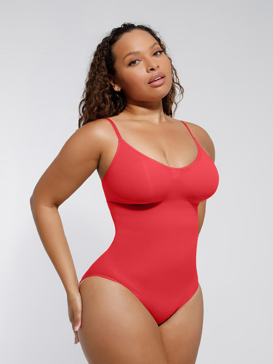 CurvedByOshun® Seamless Sculpt Tighten The Abdomen One-piece Shapewear Briefs