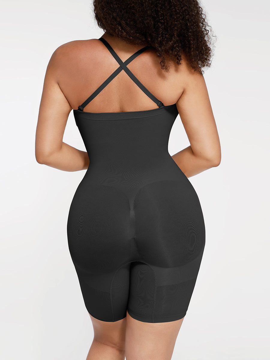 CurvedByOshun® Seamless Sculpt Strapless Butt Lifting Tummy Control Shapewear