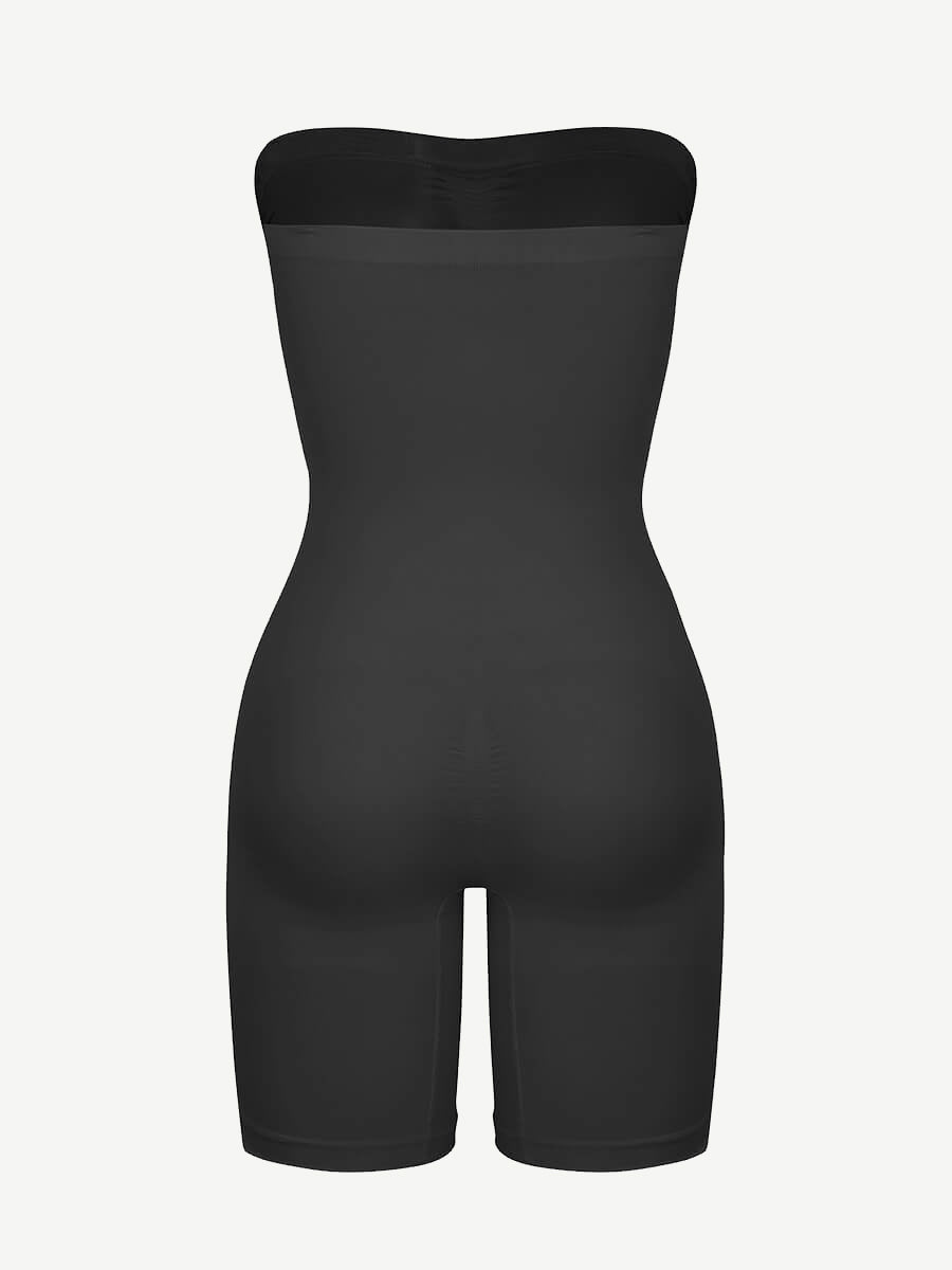 CurvedByOshun® Seamless Sculpt Strapless Butt Lifting Tummy Control Shapewear