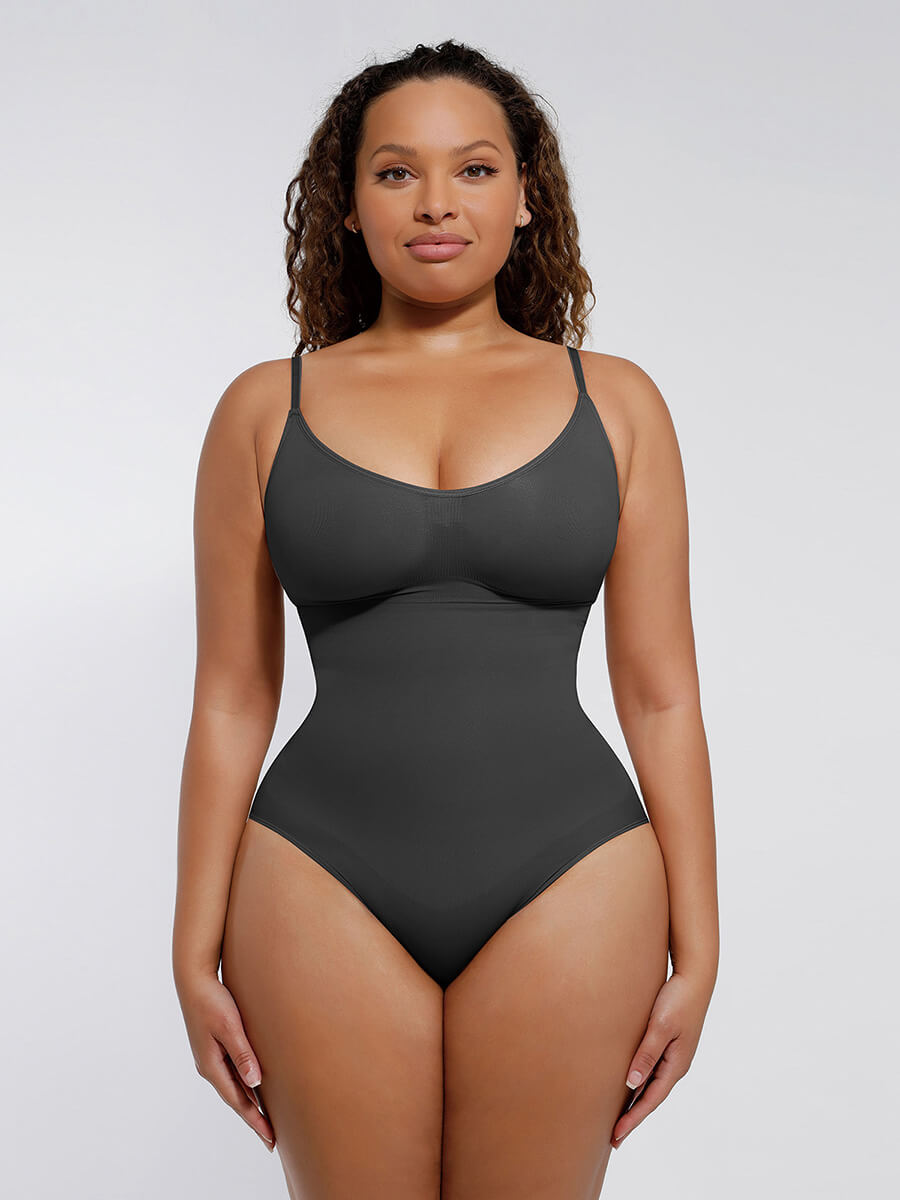 CurvedByOshun® Seamless Sculpt Tighten The Abdomen One-piece Shapewear Briefs