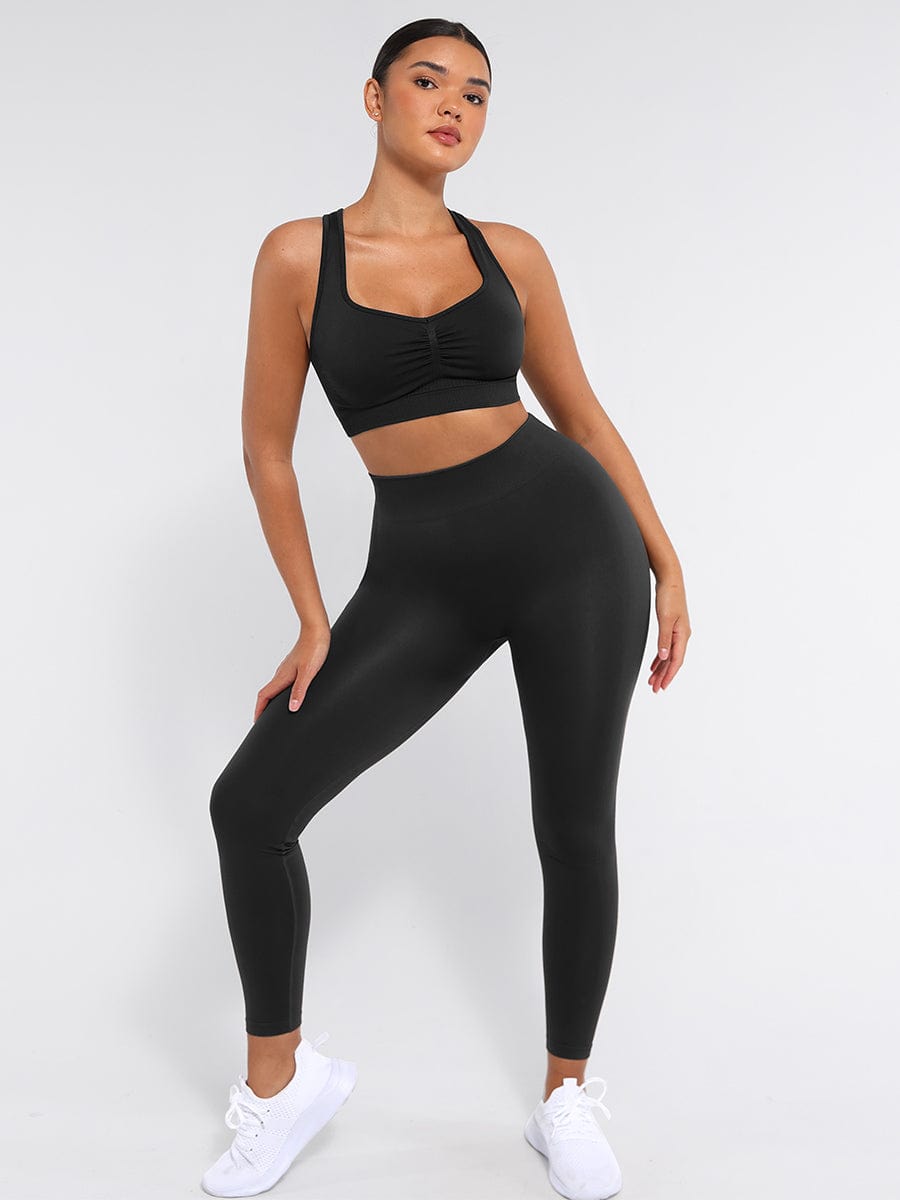 CurvedByOshun® Seamless Full Zipper Running Top with Thumb Holes