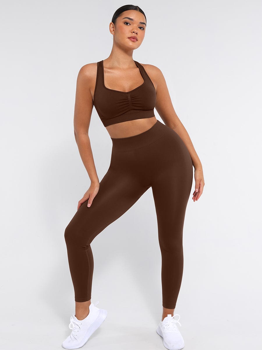 CurvedByOshun® Seamless Full Zipper Running Top with Thumb Holes