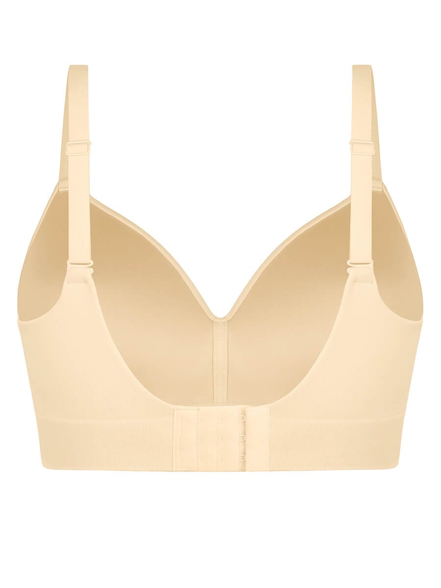 CurvedByOshun® Seamless Wireless Bust Support Shapewear Bra