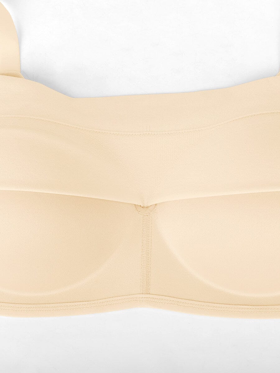 CurvedByOshun® Seamless Wireless Bust Support Shapewear Bra