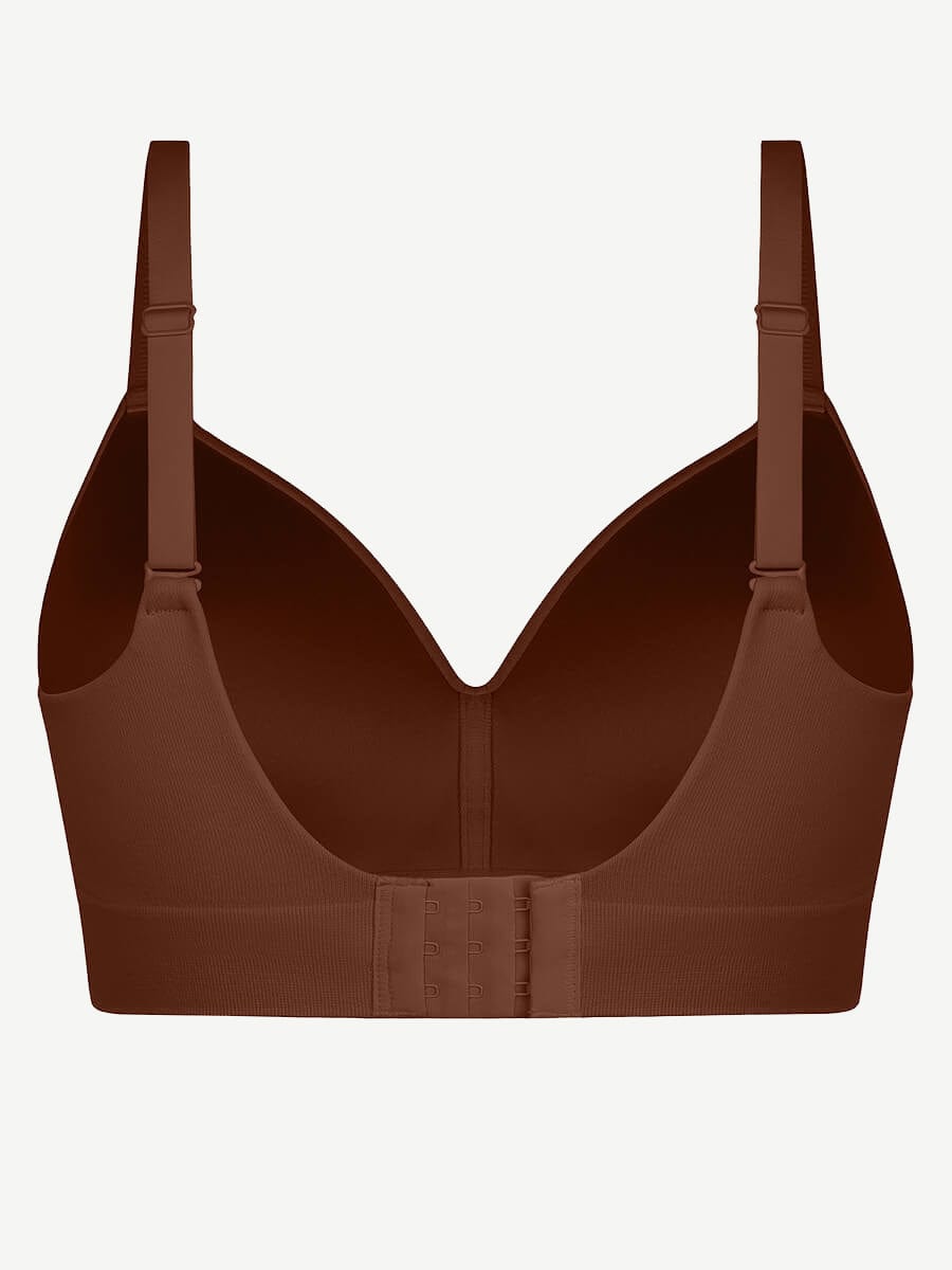 CurvedByOshun® Seamless Wireless Bust Support Shapewear Bra