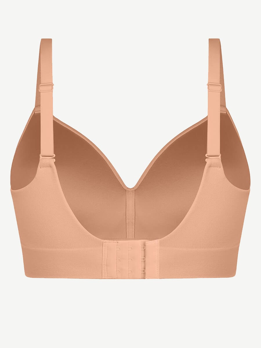 CurvedByOshun® Seamless Wireless Bust Support Shapewear Bra