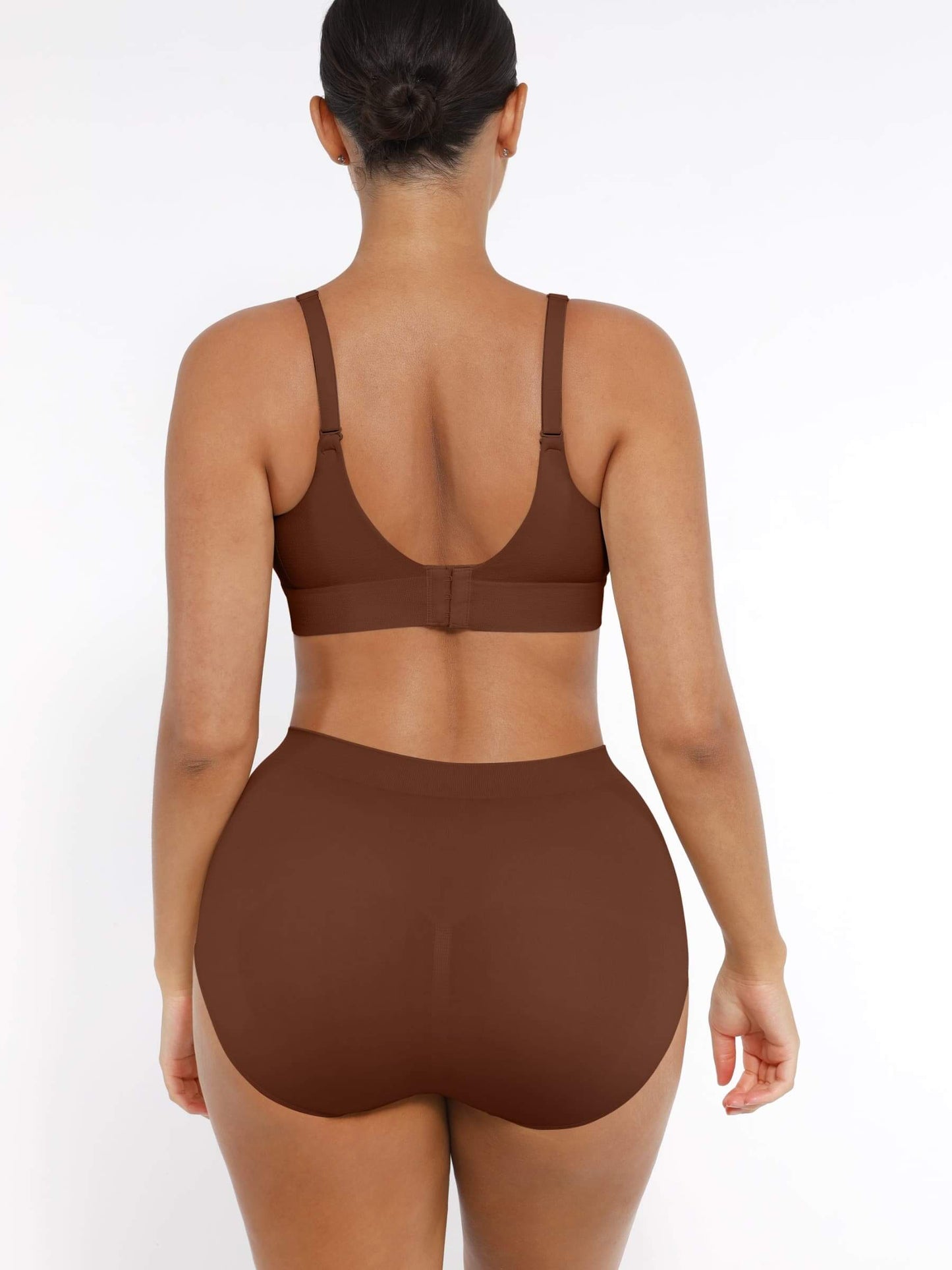 CurvedByOshun® Seamless Wireless Bust Support Shapewear Bra