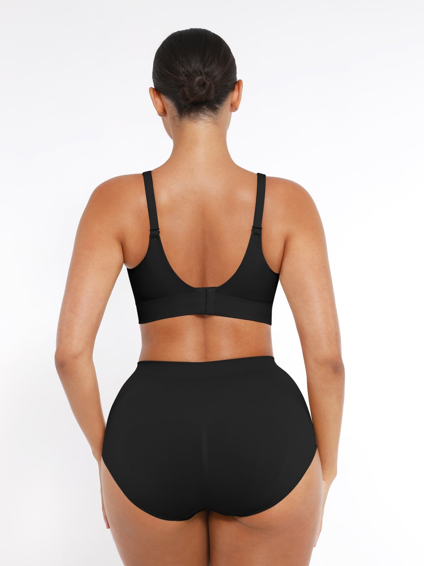 CurvedByOshun® Seamless Wireless Bust Support Shapewear Bra