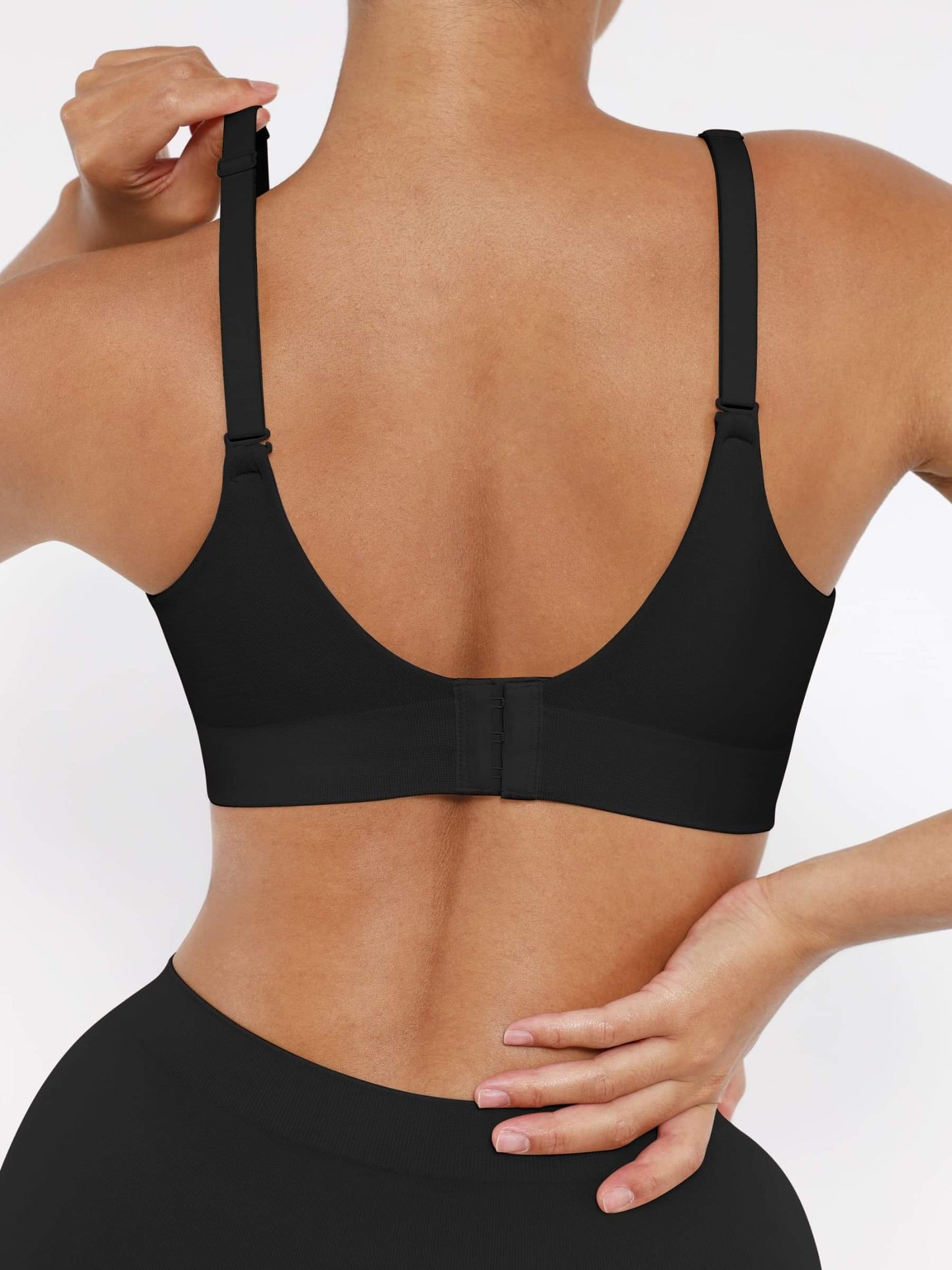 CurvedByOshun® Seamless Wireless Bust Support Shapewear Bra