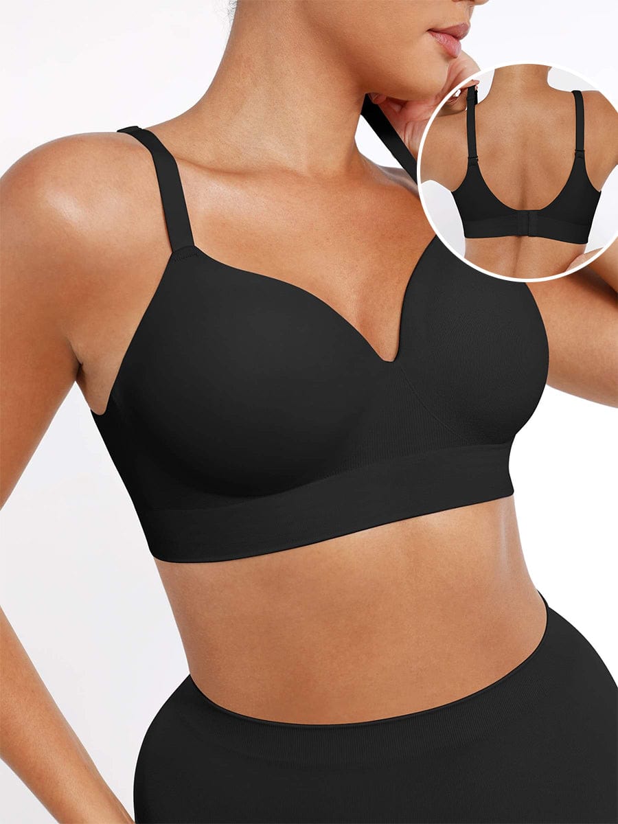 CurvedByOshun® Seamless Wireless Bust Support Shapewear Bra