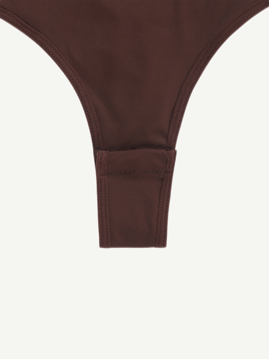 CurvedByOshun® Tank Top Thong Bodysuit Abdominal Breathable Can be Worn Outside