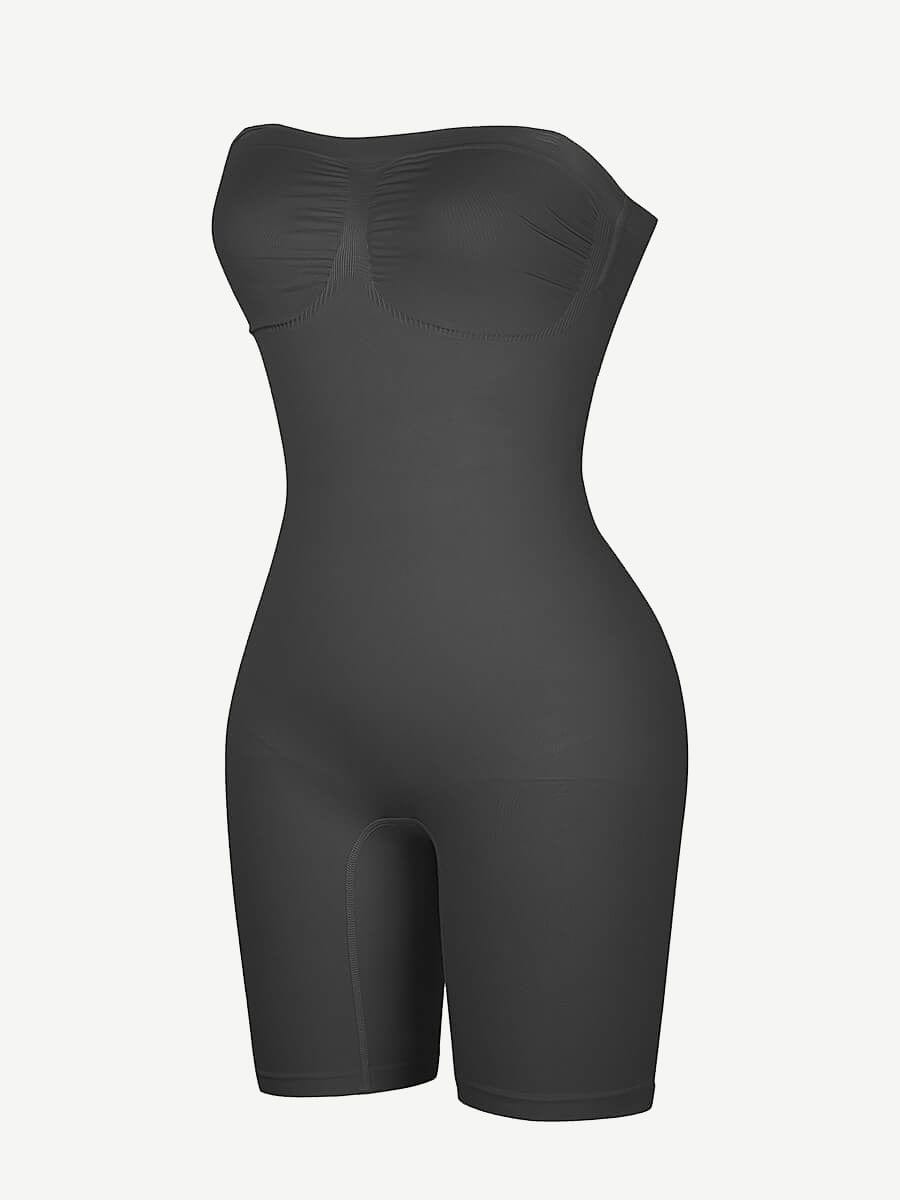 CurvedByOshun® Seamless Sculpt Strapless Butt Lifting Tummy Control Shapewear