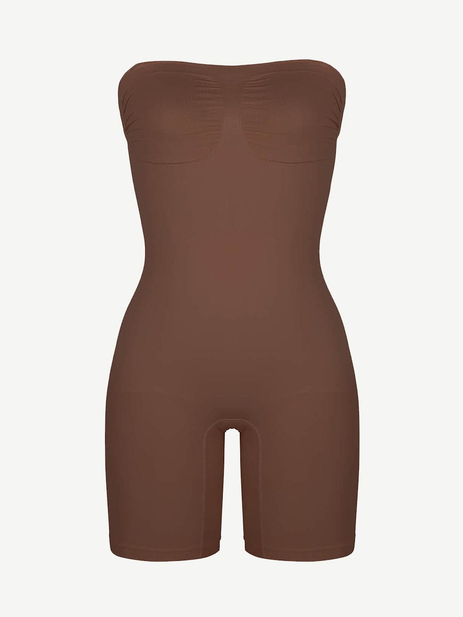 CurvedByOshun® Seamless Sculpt Strapless Butt Lifting Tummy Control Shapewear