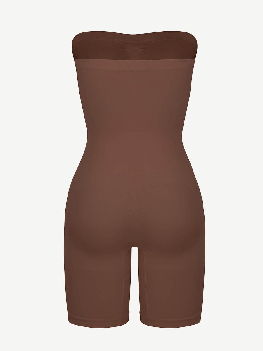 CurvedByOshun® Seamless Sculpt Strapless Butt Lifting Tummy Control Shapewear