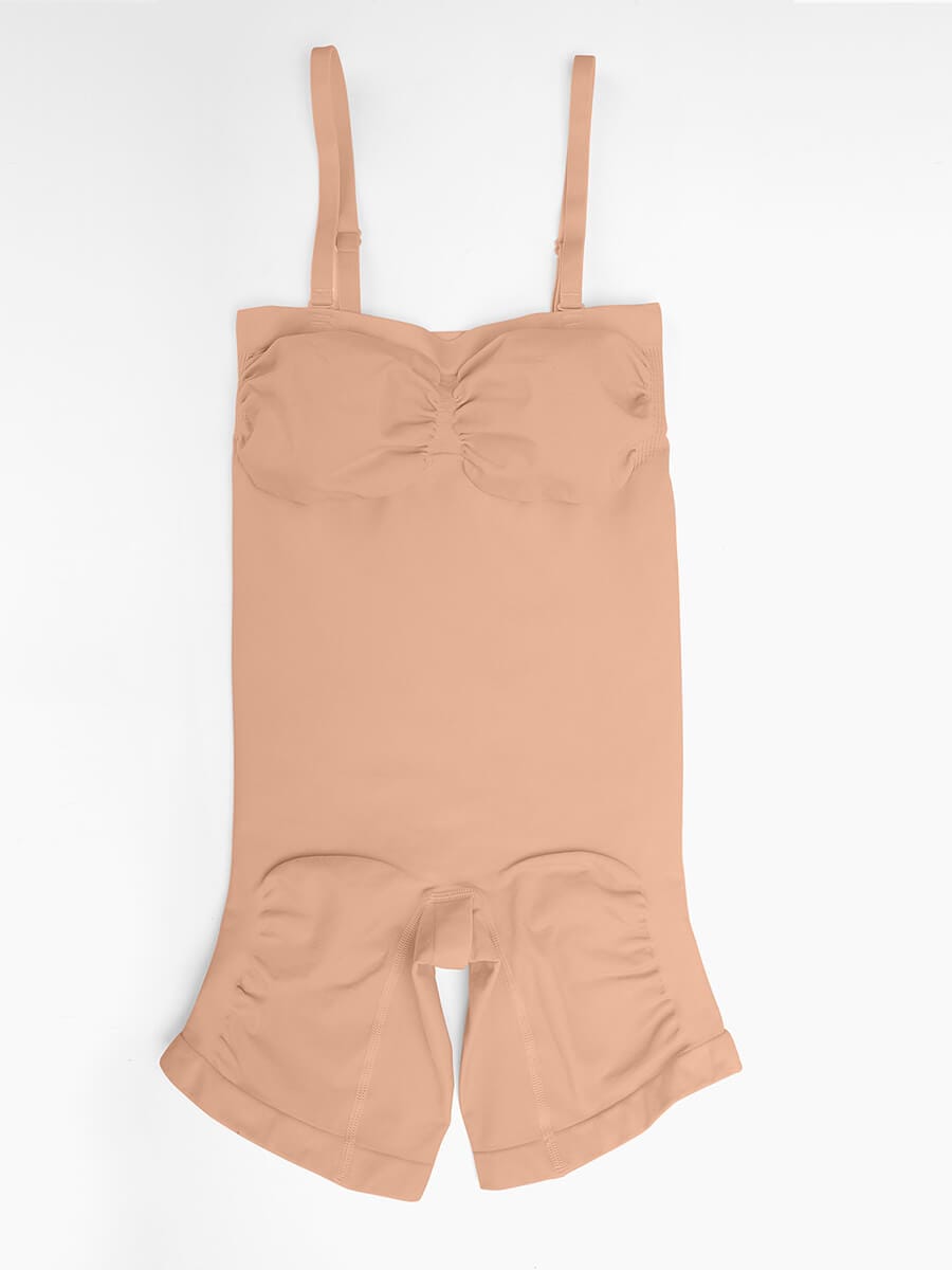 CurvedByOshun® Seamless Sculpt Strapless Butt Lifting Tummy Control Shapewear