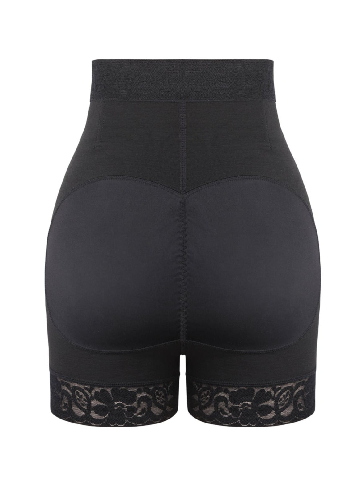 CurvedByOshun® Front Zipper Butt Lifter Shorts High Waist Curve-Creating