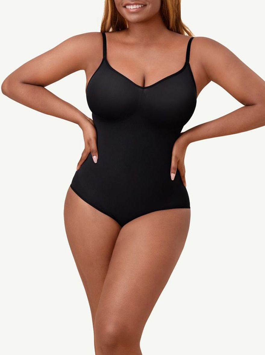 CurvedByOshun® Seamless Sculpt Tighten The Abdomen One-piece Shapewear Briefs