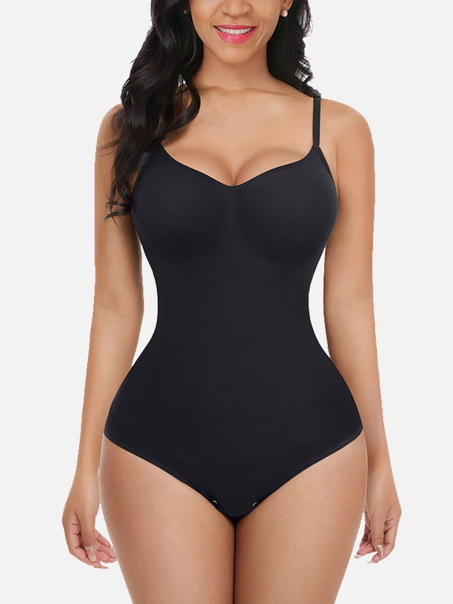 CurvedByOshun® Seamless Sculpt Tighten The Abdomen One-piece Shapewear Briefs