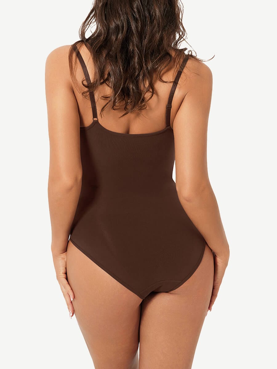 CurvedByOshun® Seamless Sculpt Tighten The Abdomen One-piece Shapewear Briefs
