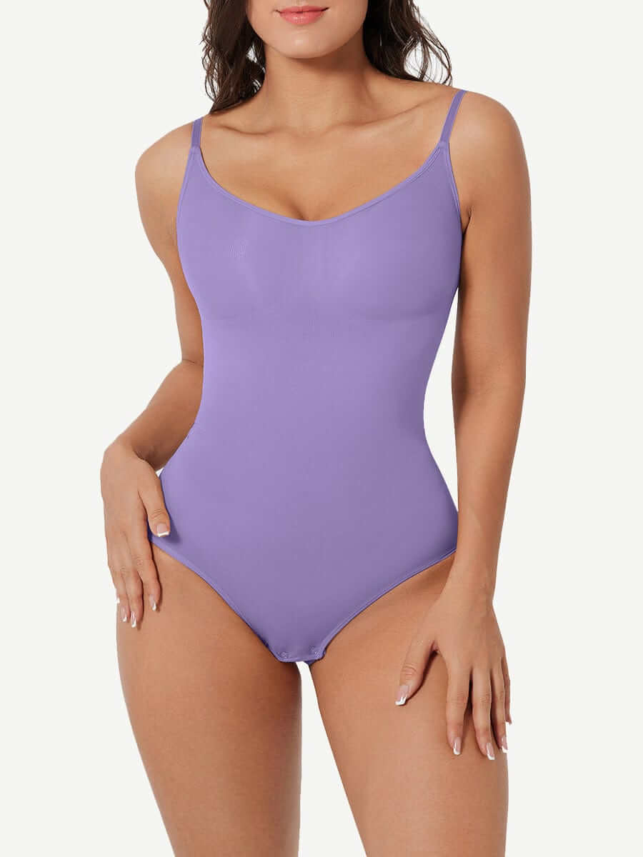 CurvedByOshun® Seamless Sculpt Tighten The Abdomen One-piece Shapewear Briefs