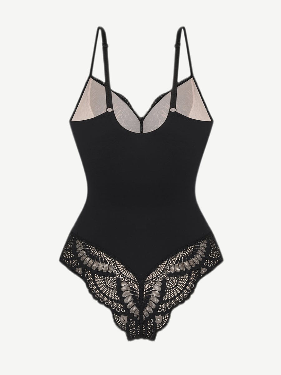 CurvedByOshun® Sexy Ultra-versatile Lace Bodysuit