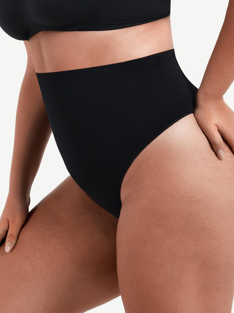 CurvedByOshun® Eco-friendly🌿 Seamless Instant Smooth Shaping Thong Panties