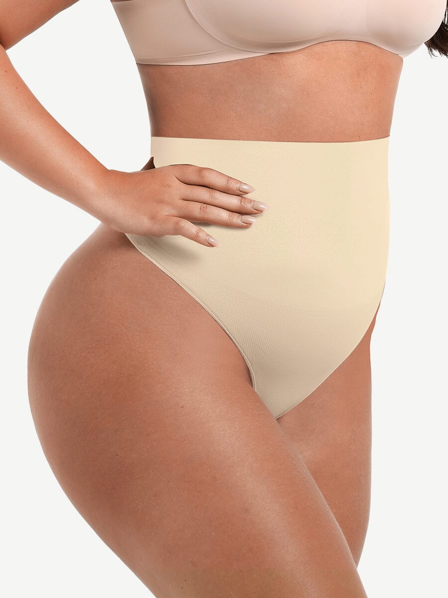 CurvedByOshun® Eco-friendly🌿 Seamless Instant Smooth Shaping Thong Panties