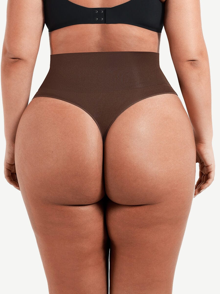 CurvedByOshun® Eco-friendly🌿 Seamless Instant Smooth Shaping Thong Panties