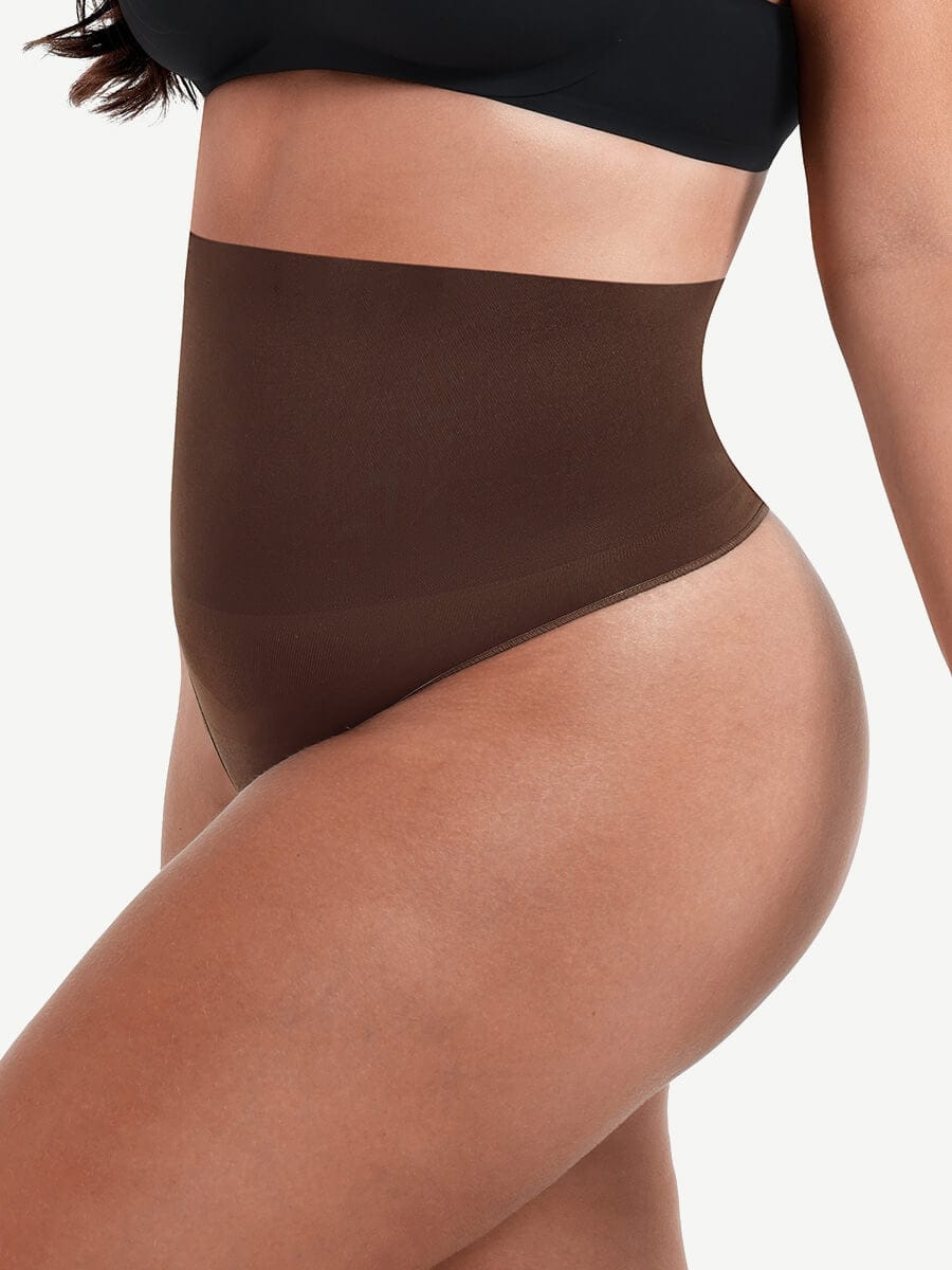 CurvedByOshun® Eco-friendly🌿 Seamless Instant Smooth Shaping Thong Panties