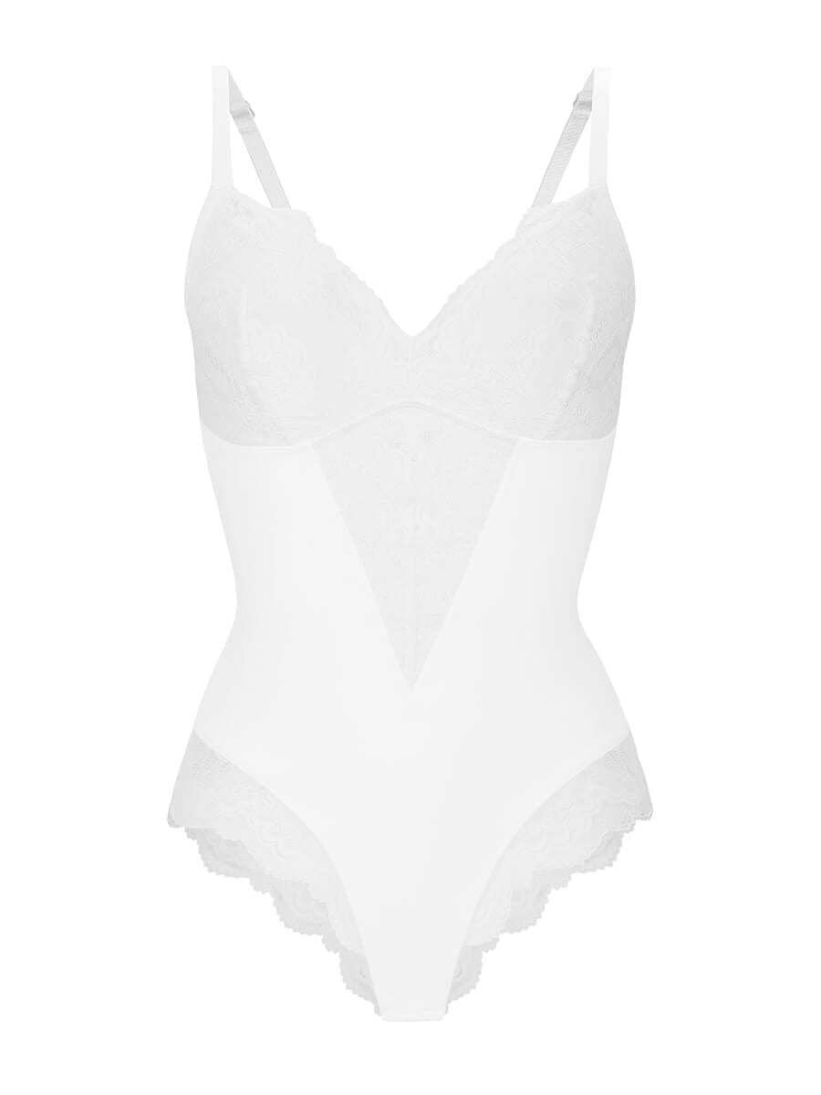 CurvedByOshun® Sexy Ultra-versatile Lace Bodysuit