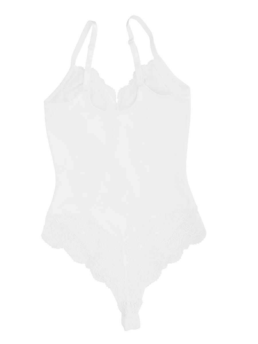CurvedByOshun® Sexy Ultra-versatile Lace Bodysuit