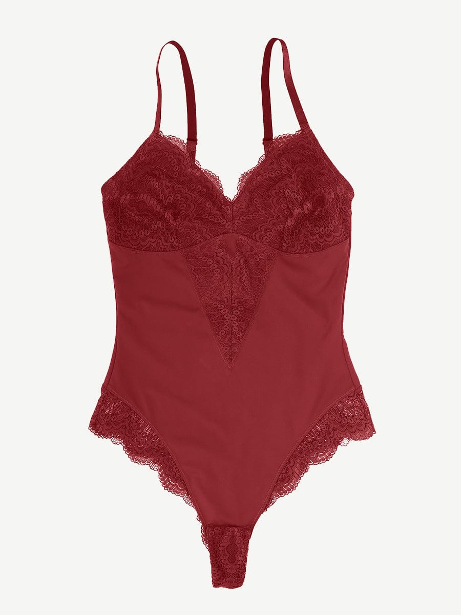 CurvedByOshun® Sexy Ultra-versatile Lace Bodysuit