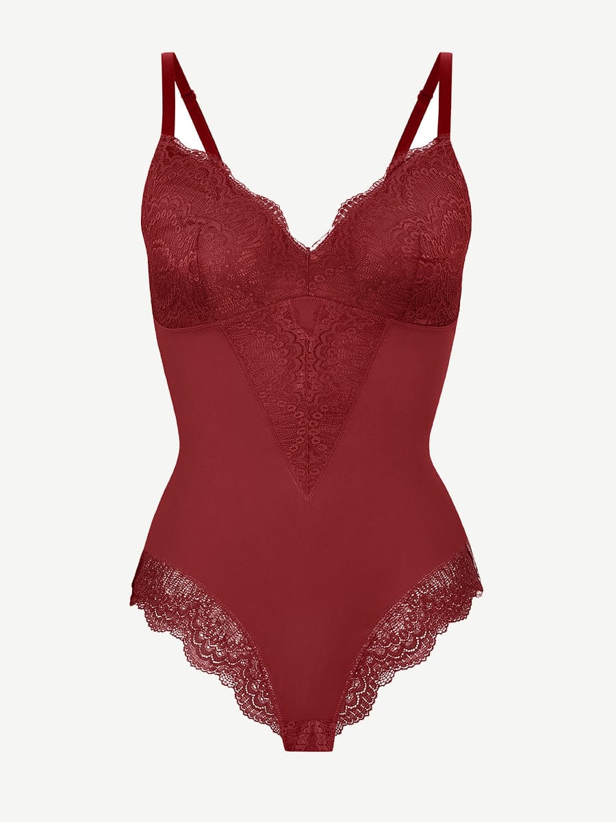CurvedByOshun® Sexy Ultra-versatile Lace Bodysuit