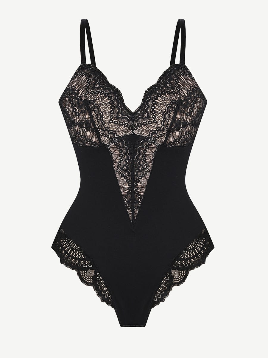CurvedByOshun® Sexy Ultra-versatile Lace Bodysuit
