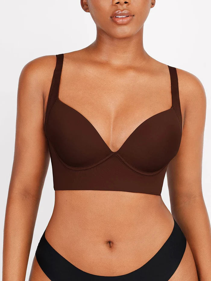 CurvedByOshun® Fashion Deep Cup Bra