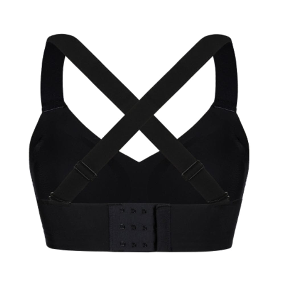 CurvedByOshun® Black Seamless Shapewear Bra Removable Pads